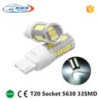 Light Auto Led Car Light T20 Bulb 7443 7440 Socket 33SMD 5630 5730 Chip LED Car Strobe Turn Light DC 12V Auto Led Flashing Brake Lamp