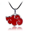 Anime Naruto Akatsuki Red Cloud Pendant Necklace Skillful Manufacture Necklace for Cartoon Unisex Fans