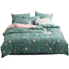 hotel textile 4 pcs 100% cotton fabric bedsheet bedding sheet bed set