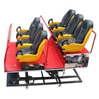 Movie Power Earning Money 4D/5D/7D Interactive Cinema Chair Theater 6 Seats with Motion Platform