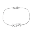 Wholesale Italian Customized Woman Charm 925 Sterling Silver Bracelet
