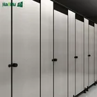 PVC board composite board toilet cubicle partition with nylon material accessories