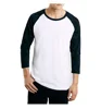 High Quality flannel Black Raglan white T-Shirt Custom Blank Cotton men Hoodies Clothing