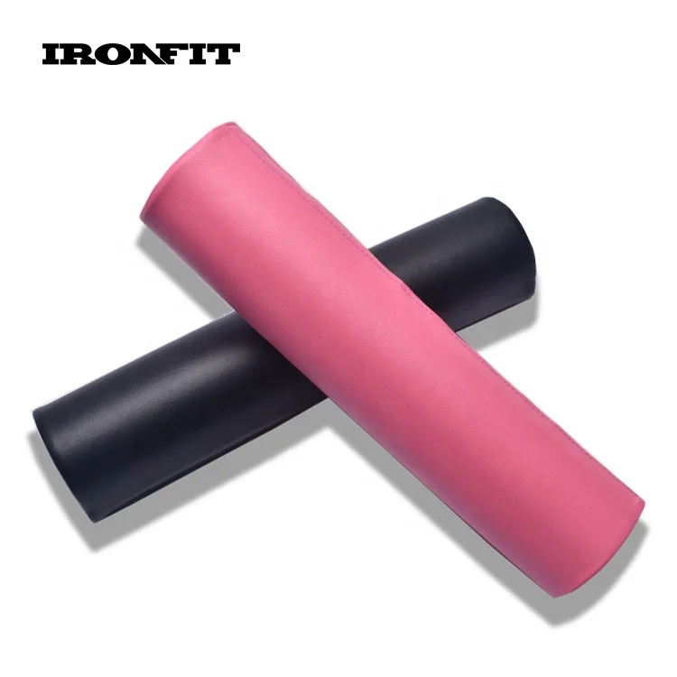 pink barbell pad