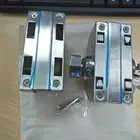 Glass Door Hot Selling Stainless Steel Cylinder Fitting Center Lock Sliding