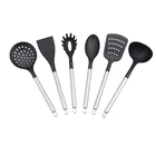 2019 The New Cooking Tools Stainless Steel Handle Nylon Kitchen Utensils Set