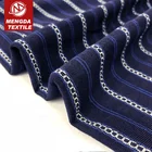 5.5oz cotton rayon knitted striped denim jersey fabric for shirt