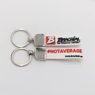 wholesale metal keychain custom shape soft pvc keychain