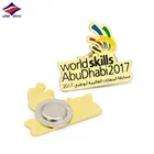Longzhiyu 12 Years Uae Badge Manufacturer Custom Uae Sport Competition Badge Uae Lapel Pin enamel magnetic pins