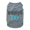 Mommy Boy Designer Wholesale Pet Supplies Shirts Pet Clothing Summer Dog Clothes