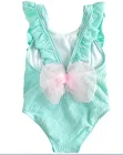 Hot sale Girls cute swimsuit one piece kids floral printed bathing suit girls baby bowknot swimming wear OEM ODM