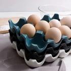 Houseware custom color cheap ceramic storage egg holder