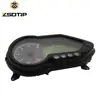 ZS Motorcycle Meter LED Digital Indicator Light Tachometer Odometer Speedometer Oil Meter With Night Vision Display