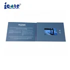 Customized printing 4.3 inch lcd screen video brochure for advertising