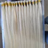 Cuticle Aligned Human Remy Hair Bulk Blonde color 60#