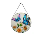 Butterfly Decoration 2019 Home Decor Butterfly Window Art Decoration Glass Hanging Suncatcher