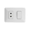 Universal electric wall switch smart plug socket without usb