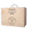wooden wine gift case wood wine glass boxes finished wooden wine gift box