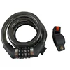 Anti-thief 4 Numbers Combination Cable Lock with Surppot Bike Code Lock and Bicycle Cable Lock for Bike