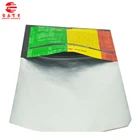 Hand rolling tobacco aluminum pouch with ziplock plastic 20g tobacco packaging bag