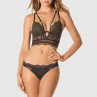 Hot New Design Photo Sexy Ladies Panty Padded Bra