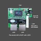 Ethernet OEM Unmanaged 2 Rj45 Ports 10/100Mbps And 8 Pin Header 3 Port Network Ethernet Switch Module