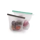 Reusable Eco Food Storage Bulk Bags Size Ziplock Plastic Containers Cooking Silicone Bag Sets