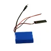 11V ICR18650 lithium ion Rechargeable 2600mah li-ion battery pack for Emergency Lamps