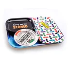 Itinbox Factory Raw Custom Rolling Tray Metal Tobacco Weed Tin Tray