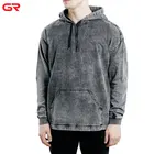 Premium 100% Cotton Blank Custom Outwork Running Mens Acid Wash Hoodie