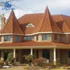 environment friendly brush stone coated metal roof tile in stone-colored