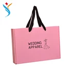 custom design exquisite hair extension packaging luxury box with drawstring