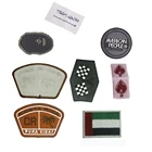 Wholesale Custom iron on sequin school logo embroidery patch