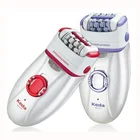 2019 New Arrival 2 in 1 Keda 191A Mini Electric Lady Shaver Hair Trimmer Epilator for Women
