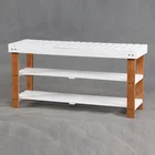 Home Entryway Storage Organizer 3 Tier Bamboo Shoe Rack