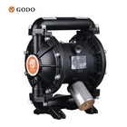 GODO QBY3-25AL air operated diaphragm pump aluminium oil pump easy-control pump