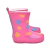 all-weather kids rubber mud play rain boots