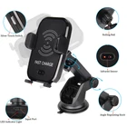 Universal Magnetic smart Cell Phone charger Mount Cellphone wireless charging for iPhone and samsung s8/9/note 8
