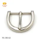 Pin Alloy Webbing Types Of 28 MM Nickel Polished Belt Buckles For Bags
