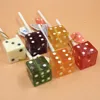 colorful dice shape cube hard lollipop candy with fruit flavor