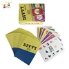 Toys For Kids New 2019 Customized Size Education Cards Branded 4 Colors Printing Custom Ps2 Memory Game Teaching Card