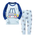 Wholesale Custom boy's Pyjamas Cute Baby Cotton Pajamas Suit Kids pjs Sleepwear