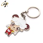 Fashion promotional keyring custom metal sheep car keychain
