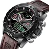 Naviforce 9146 digital watches japan movt quartz military navy analog digital wrist watch