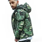 New men's cotton padded hooded camouflage coat winter quilt jacket
