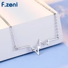 Fashion Jewelry 925 Sterling Silver Zirconia Bar Pendant Necklace Chain for Women Girls Gift white gold plated