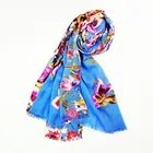 100% cotton fabric latest scarf of bright-coloured