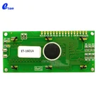 single line lcd display module small lcd modules 16x1 1601 character with green backlight