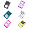 Best selling sport portable Metal Mini Clip music usb MP3 Player kit With display Screen and user manual