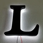 wholesale illuminated signage halo backlit 3d led letters